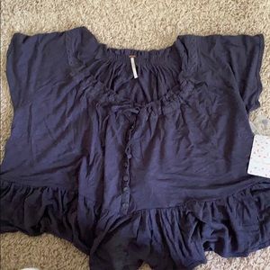 Free people burnished lavender size small blouse